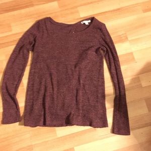 Like New American Eagle M open back sweater Maroon